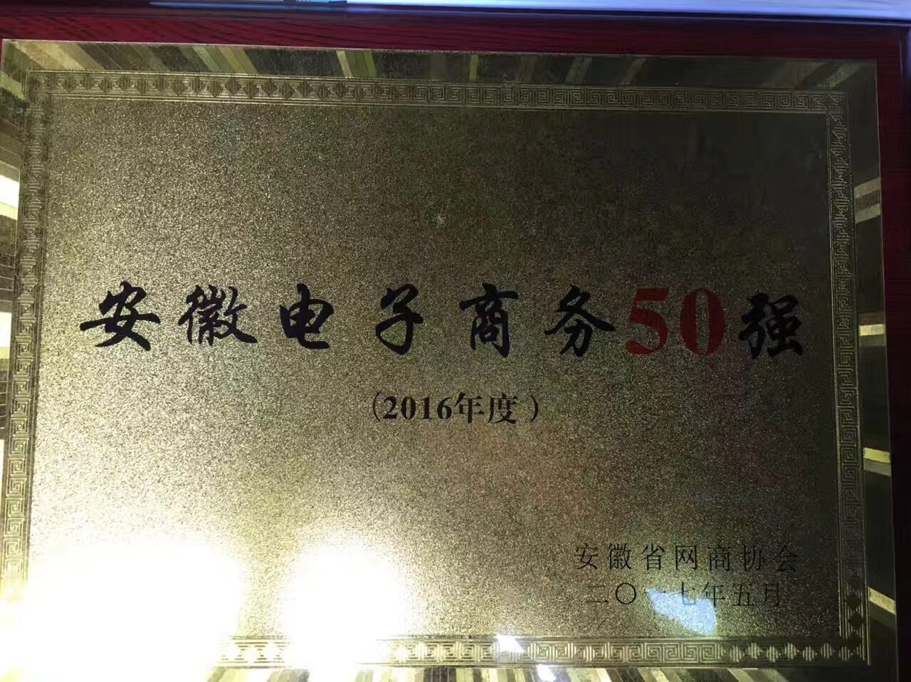 華銀茶油榮獲“2016年度安徽電子商務50強企業”(圖4)